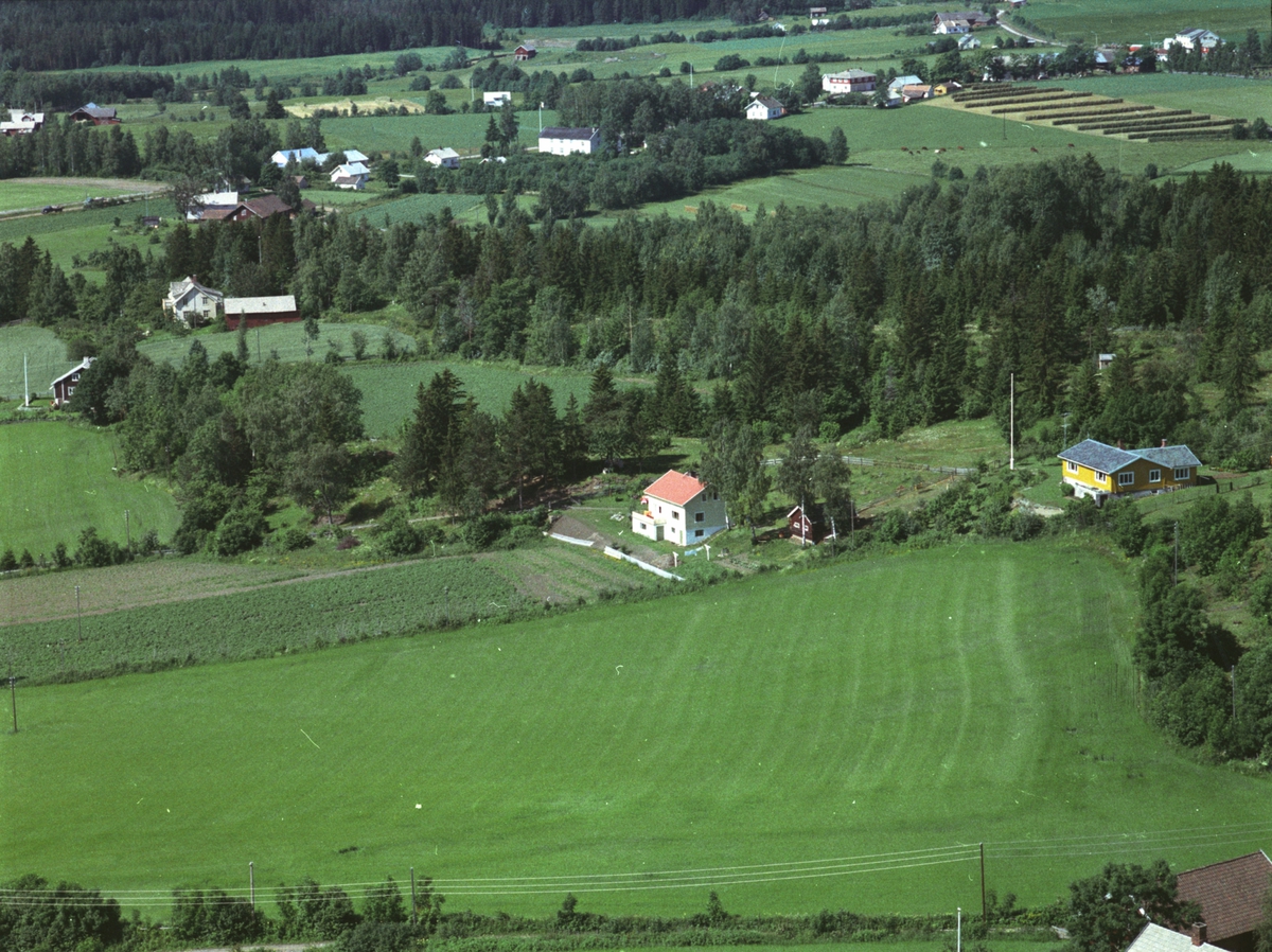 Widerøes Flyveselskap A/S, Flyfoto av Hasle, Stavsjø, Hedmark.