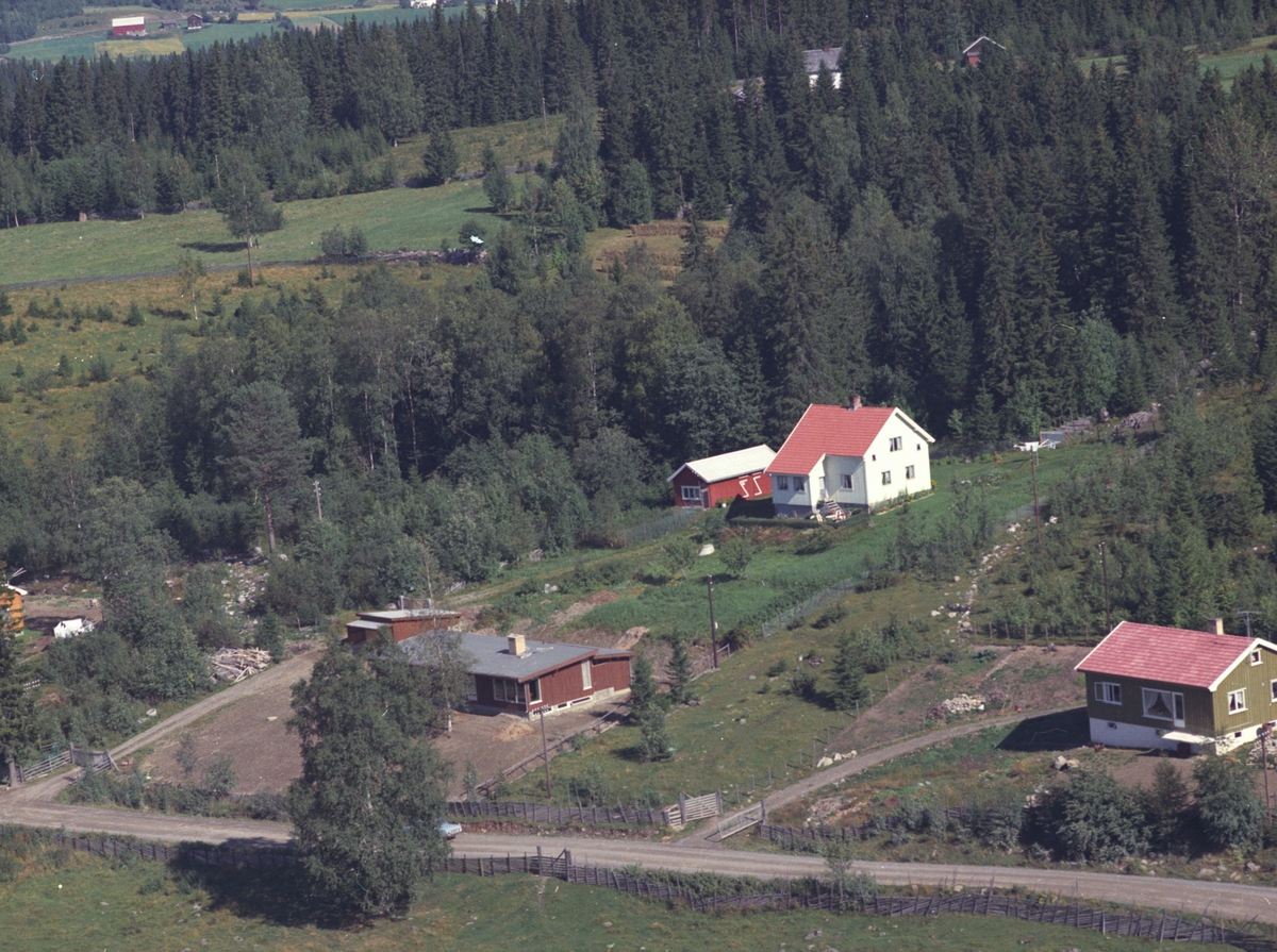 Widerøes Flyveselskap A/S, Flyfoto, Vestheim, Kosl, Åsmarka, Ringsaker.