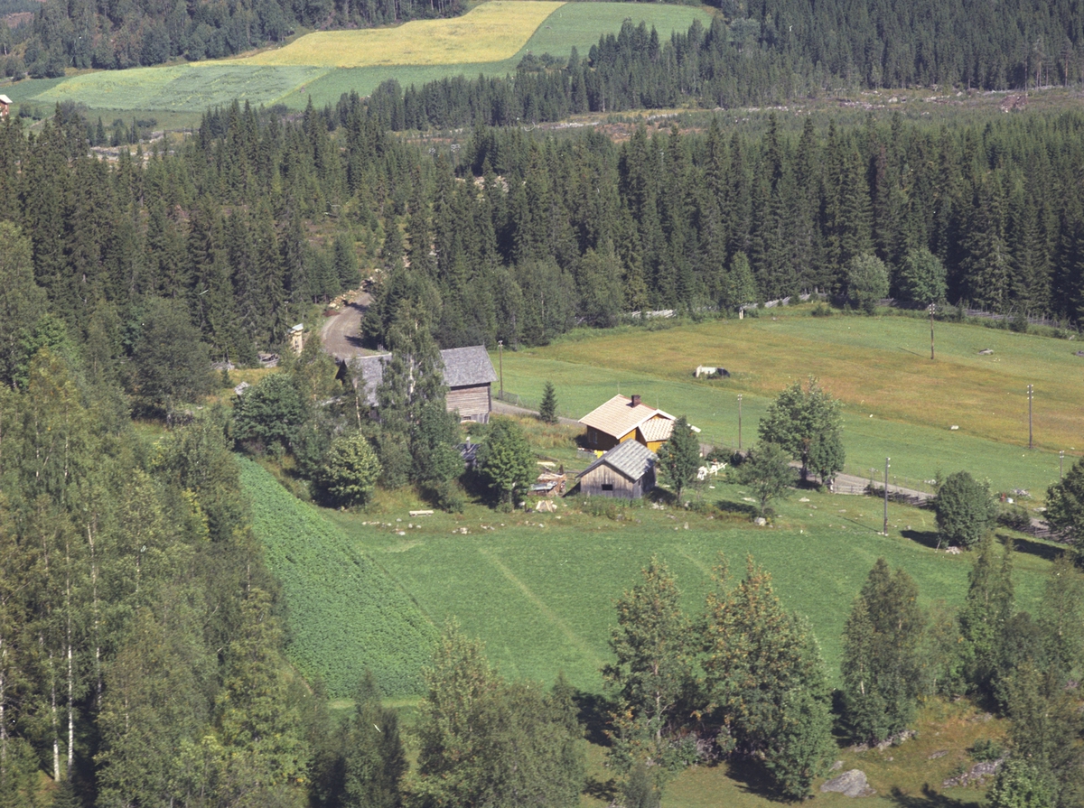 Widerøes Flyveselskap A/S, Flyfoto, ukjent, Åsmarka, Ringsaker.