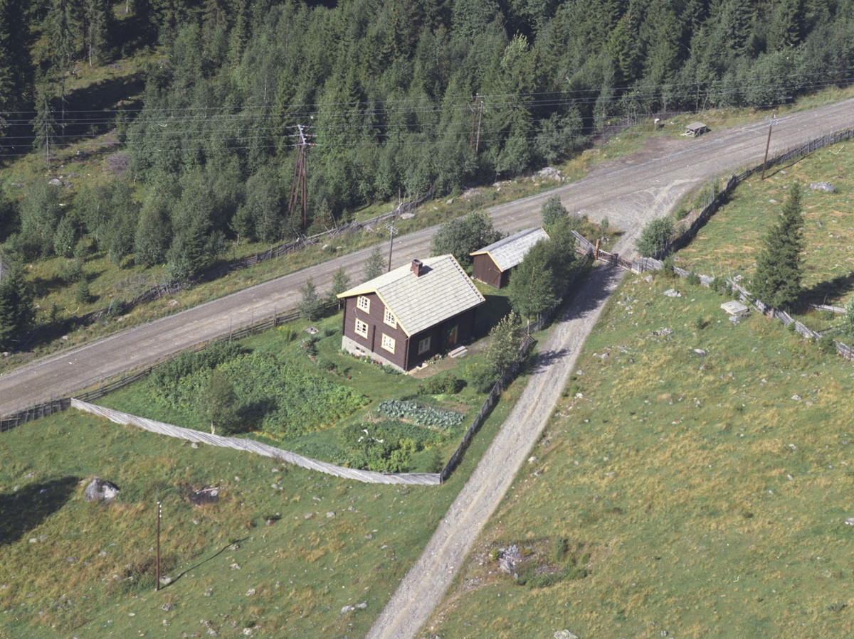 Widerøes Flyveselskap A/S, Flyfoto av Kulperudbakken i Lismarka, Ringsaker.