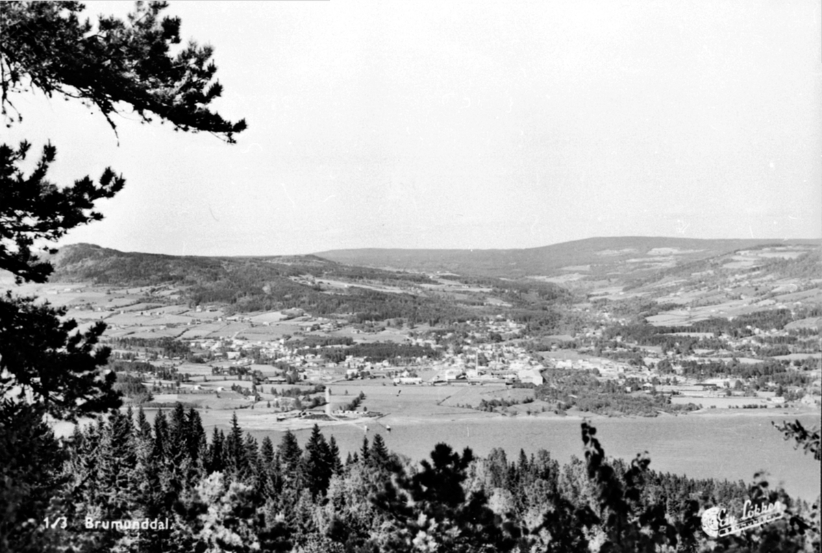 Anno Domkirkeodden, Brumunddal, Veldresiden, sett fra Bangsberg.