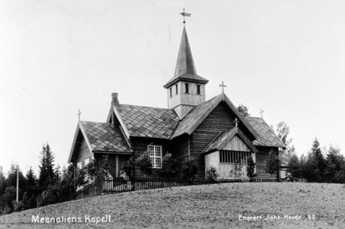 Anno Domkirkeodden, Eksteriør, Mesnalien kirke, tidligere Mesnalien kapell.