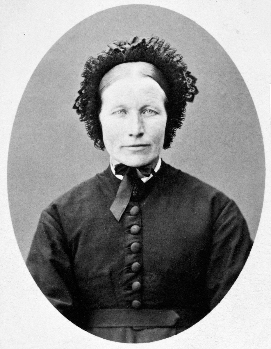 Anno Domkirkeodden, Portrett, Kjerstine Halvorsdatter Dæhlie (1830-1900), Nes, Hedmark