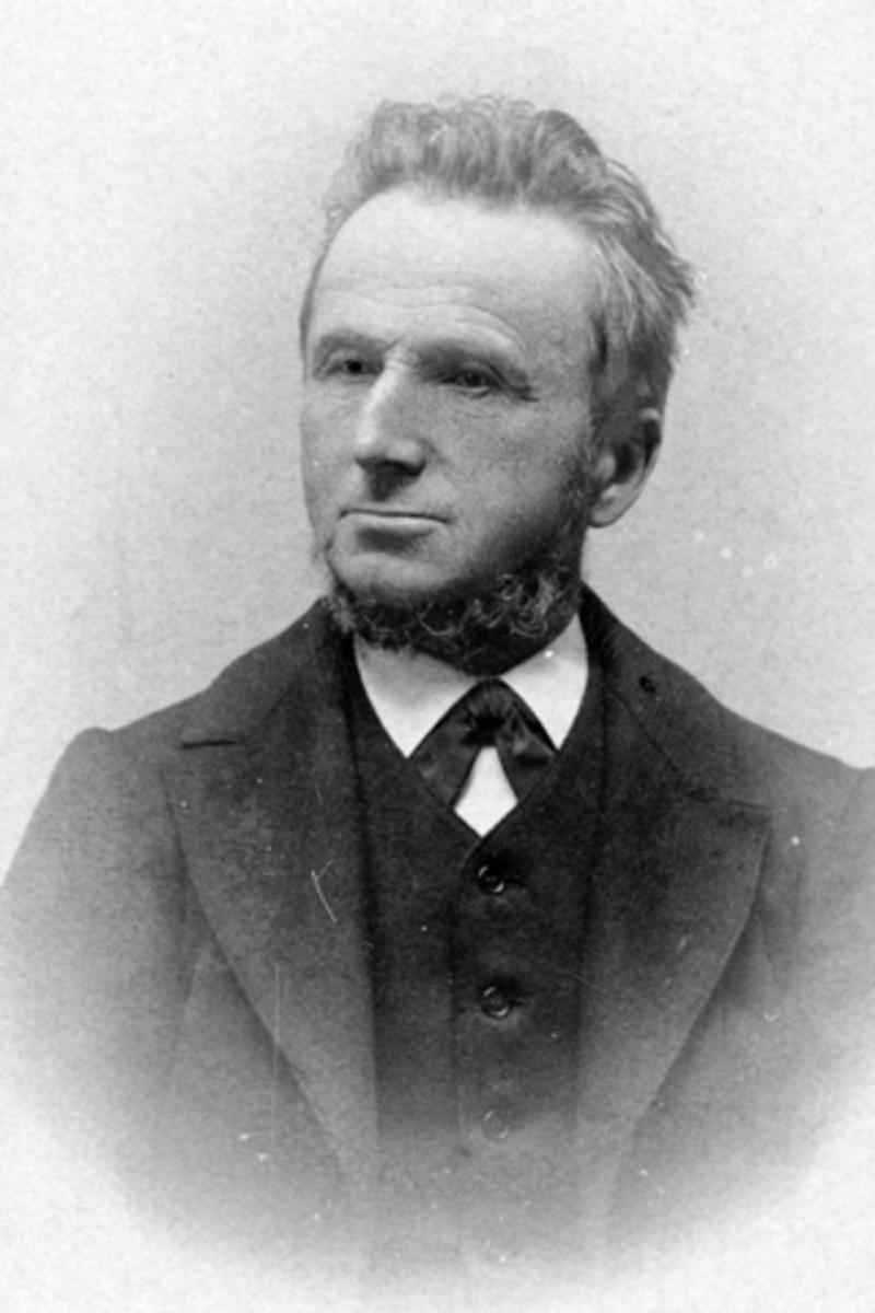 Anno Domkirkeodden, Portrett av Christian Eriksen Helgeby (1830-1910), Sandvold, Nes, Hedmark.