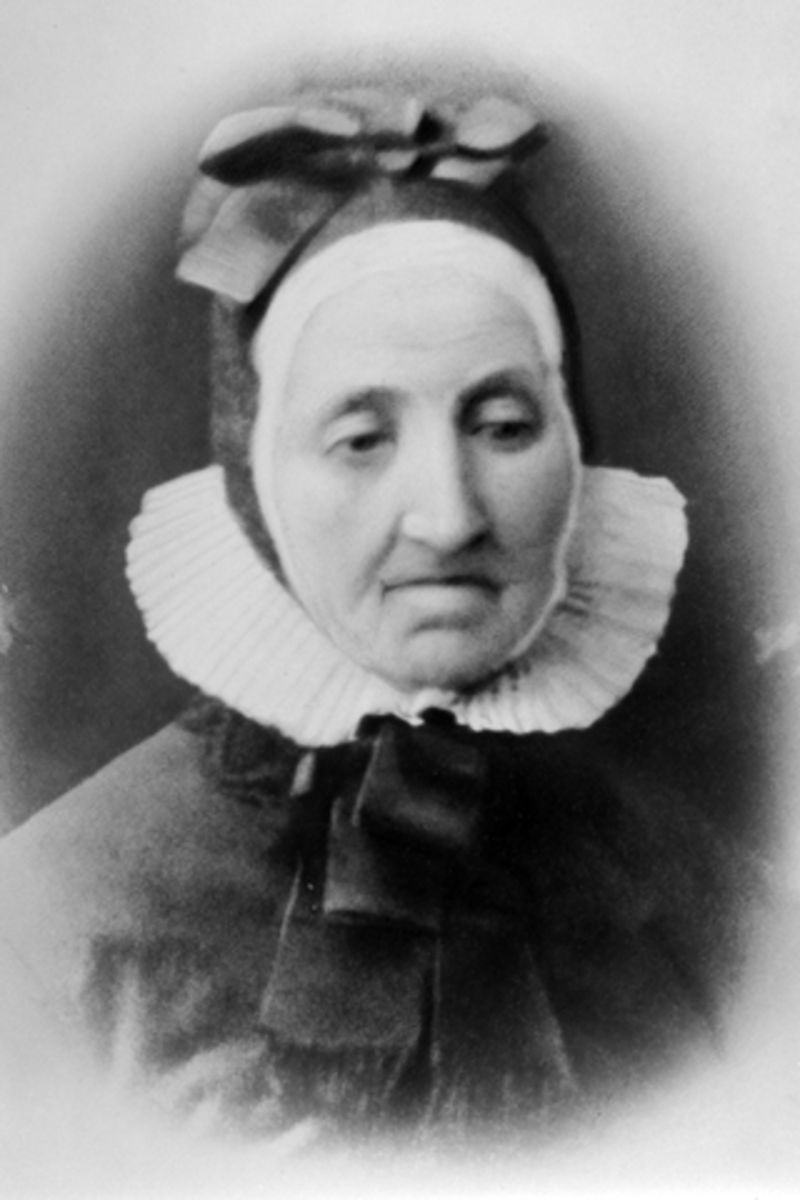 Anno Domkirkeodden, Portrett, Sedsel Larsdatter Bjørnerud (1813-1895), Viker, Furnes.