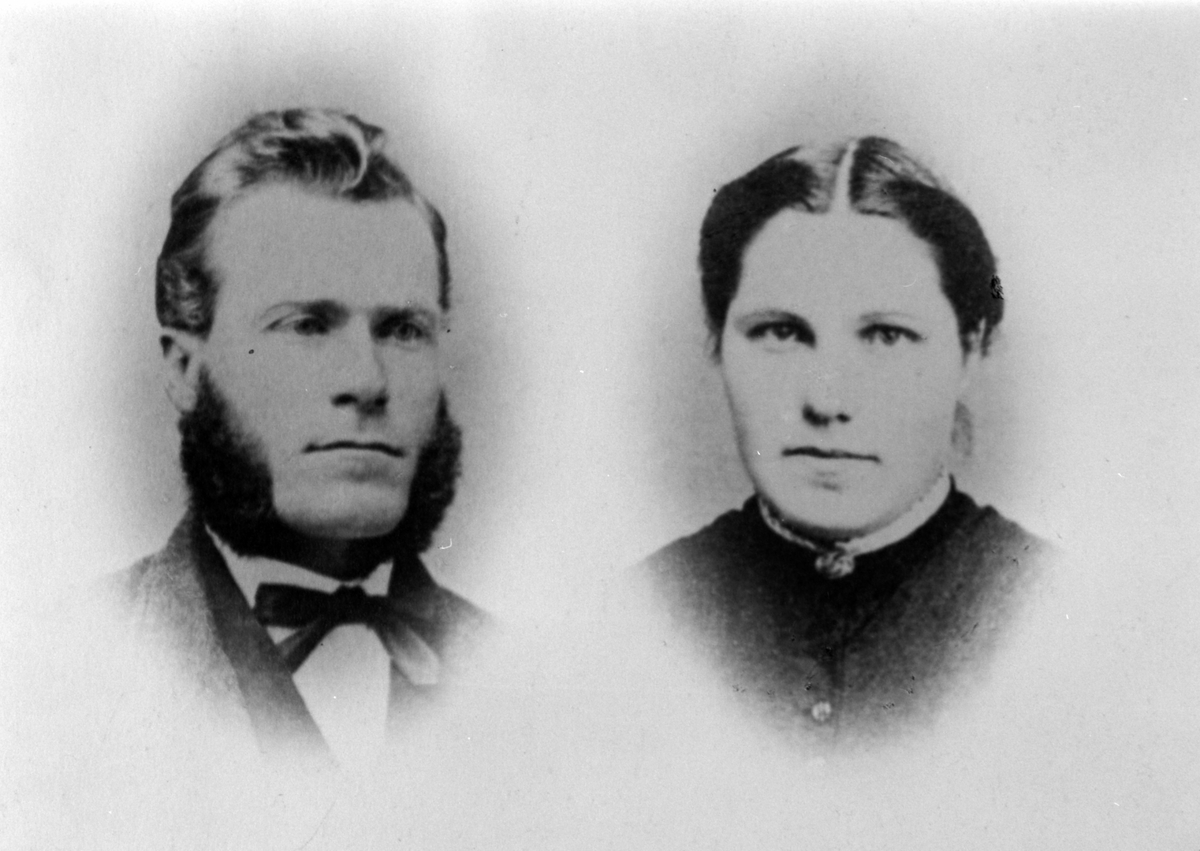 Anno Domkirkeodden, Gardbruker og predikant Jakob Haave med frue, Furnes.