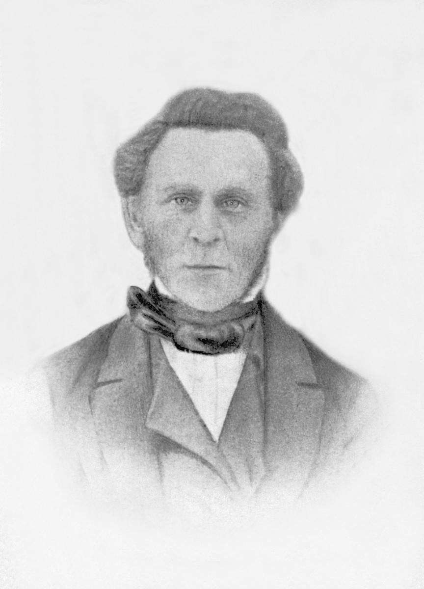 Anno Domkirkeodden, Portrett av Andreas Andersen Dahl (1805-1860). Gårdbruker på Kise nordre, Nes, Hedmark.