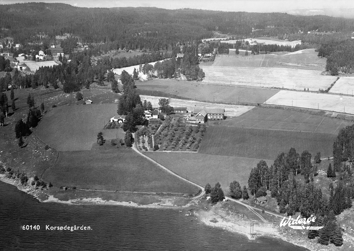 Widerøes Flyveselskap A/S, KORSØDEGÅRDEN, FLYFOTO