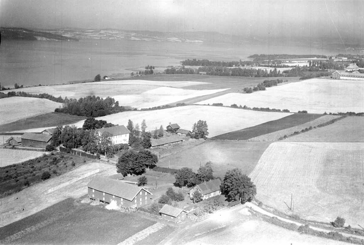 Widerøes Flyveselskap A/S, FLYFOTO GILLUND NORDRE OG GILLUND STORE, STANGE