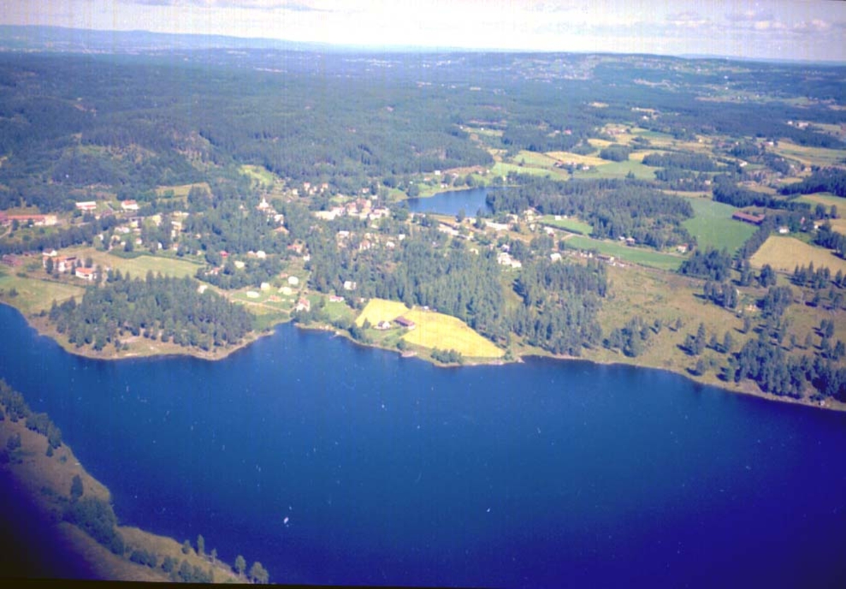 Widerøes Flyveselskap A/S, FLYFOTO TANGENVIKA, STOR OVERSIKT, TANGEN SENTRUM