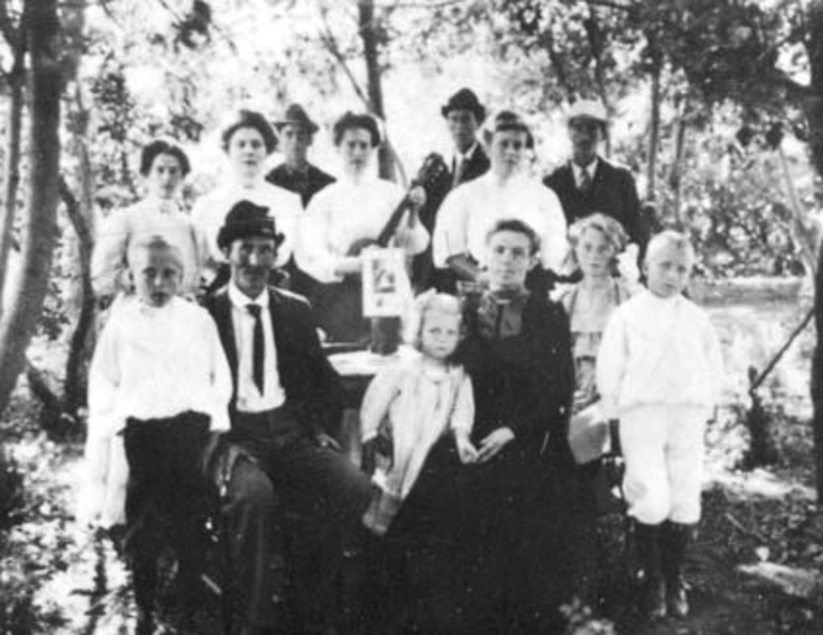 Anno Domkirkeodden, GRUPPE: 13, FAMILIEN JØRGEN SÆTHER, UTVANDRET TIL USA, ROMEDAL.