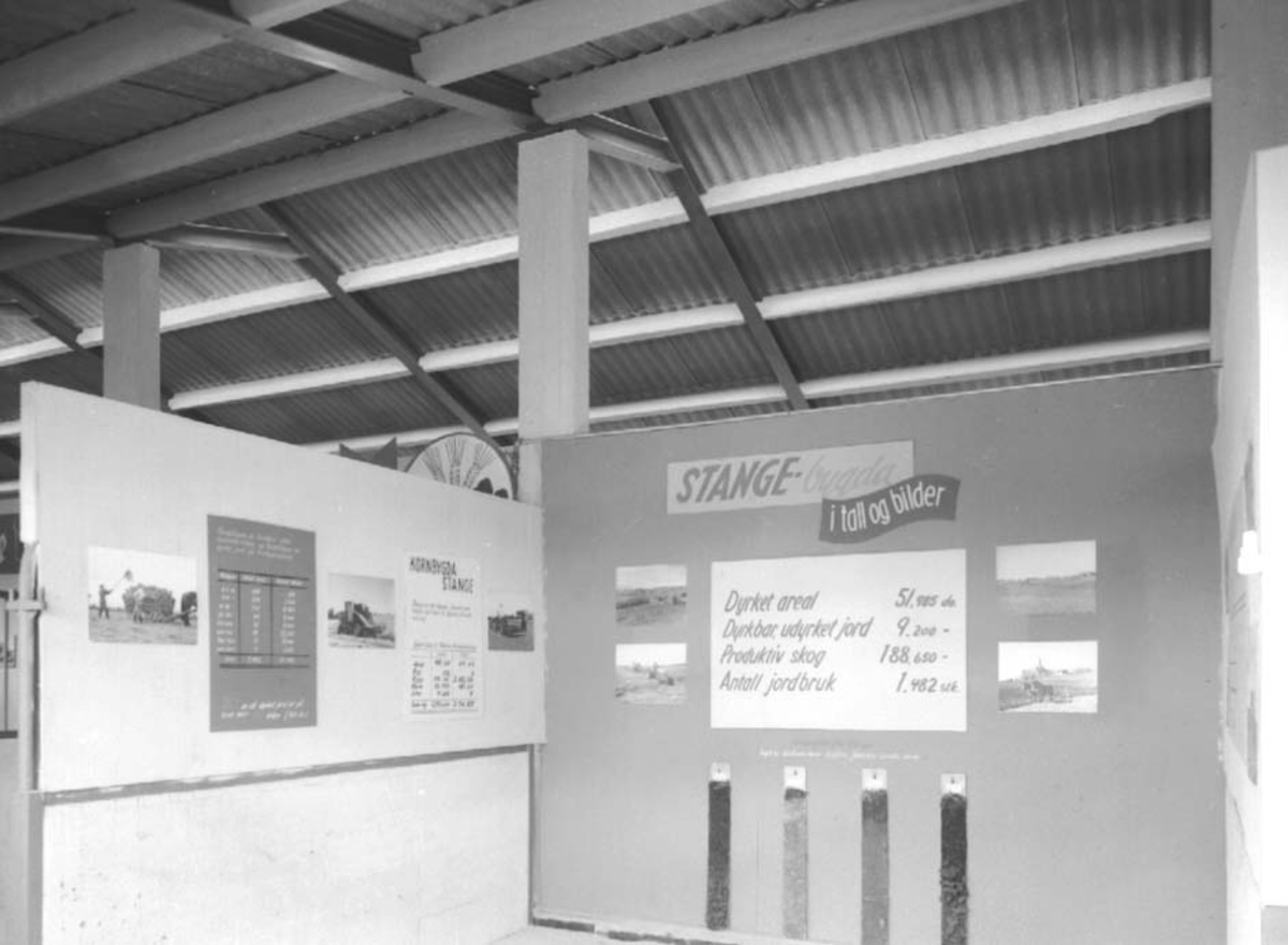 Anno Domkirkeodden, STANGE BYGDEUTSTILLING, UTSTILLINGSPLASSEN, HAMAR, STANGEBYGDA I TALL OG BILDER