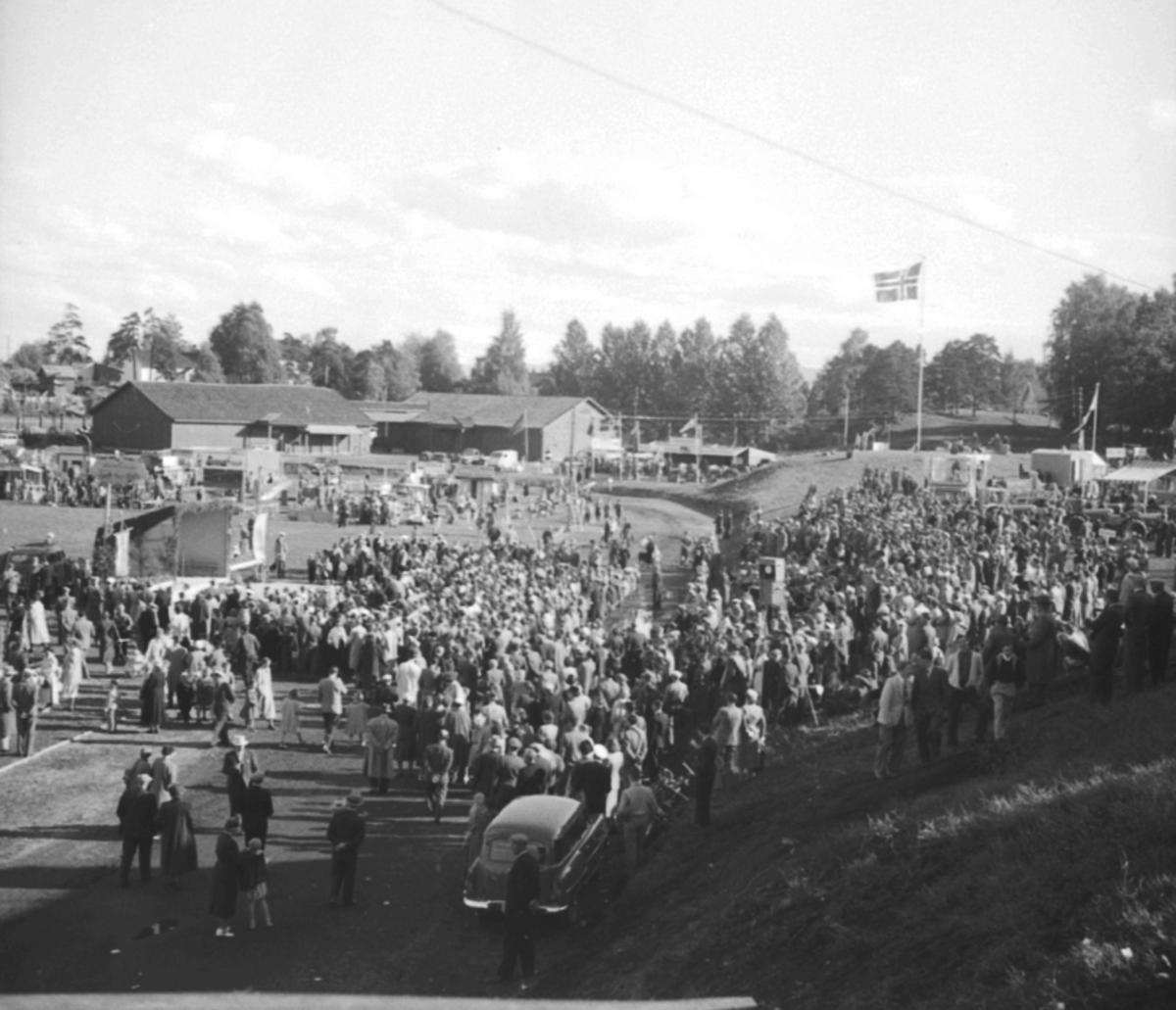 Anno Domkirkeodden, STANGEUTSTILLING, OVERSIKT, MYE FOLK, UTSTILLINGSPLASSEN, HAMAR