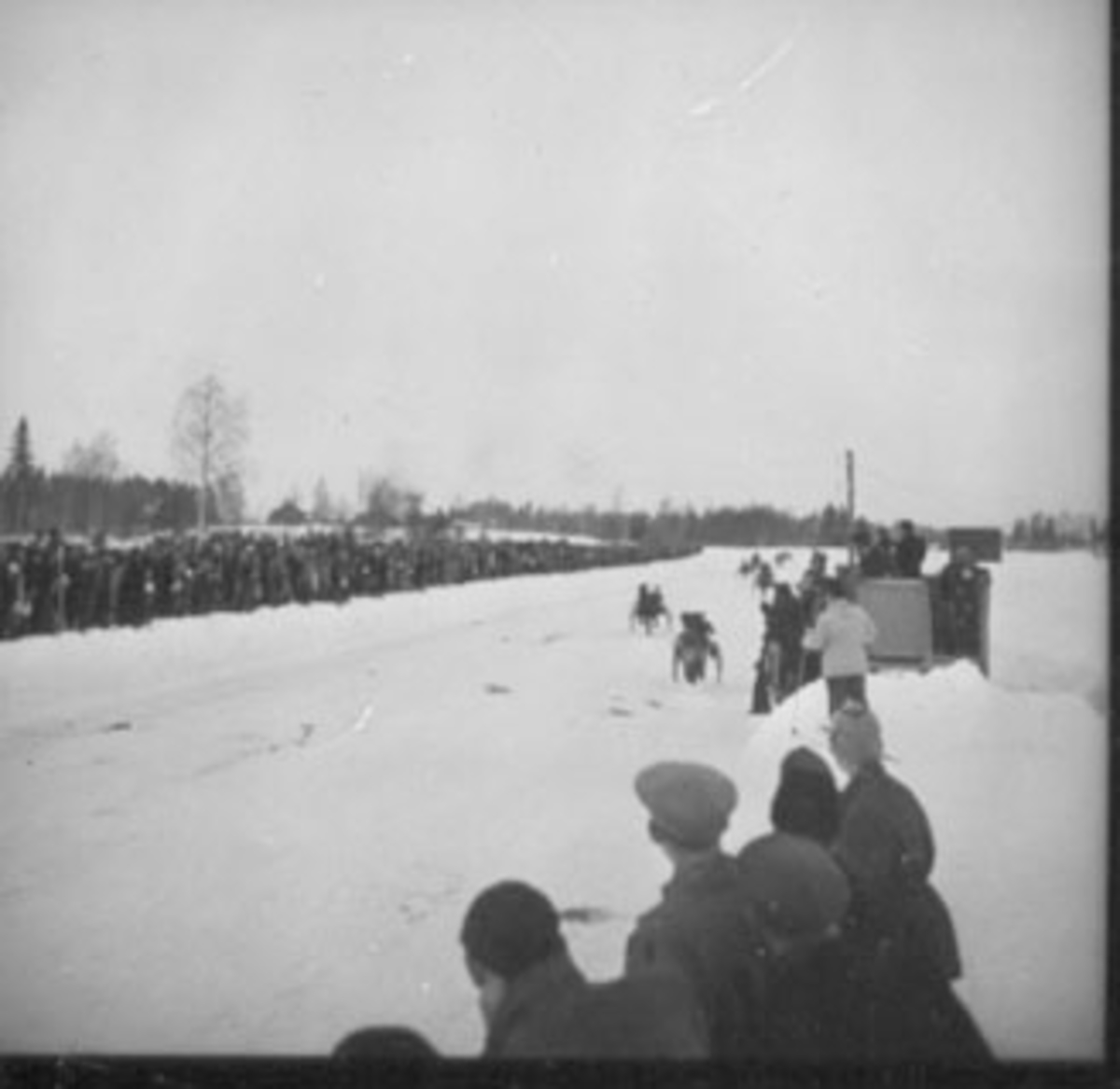 Anno Domkirkeodden, ÅPNING AV STANGE TRAVBANE, FINSTAD, MYE FOLK, HESTER MED SULKY, ROMEDAL,