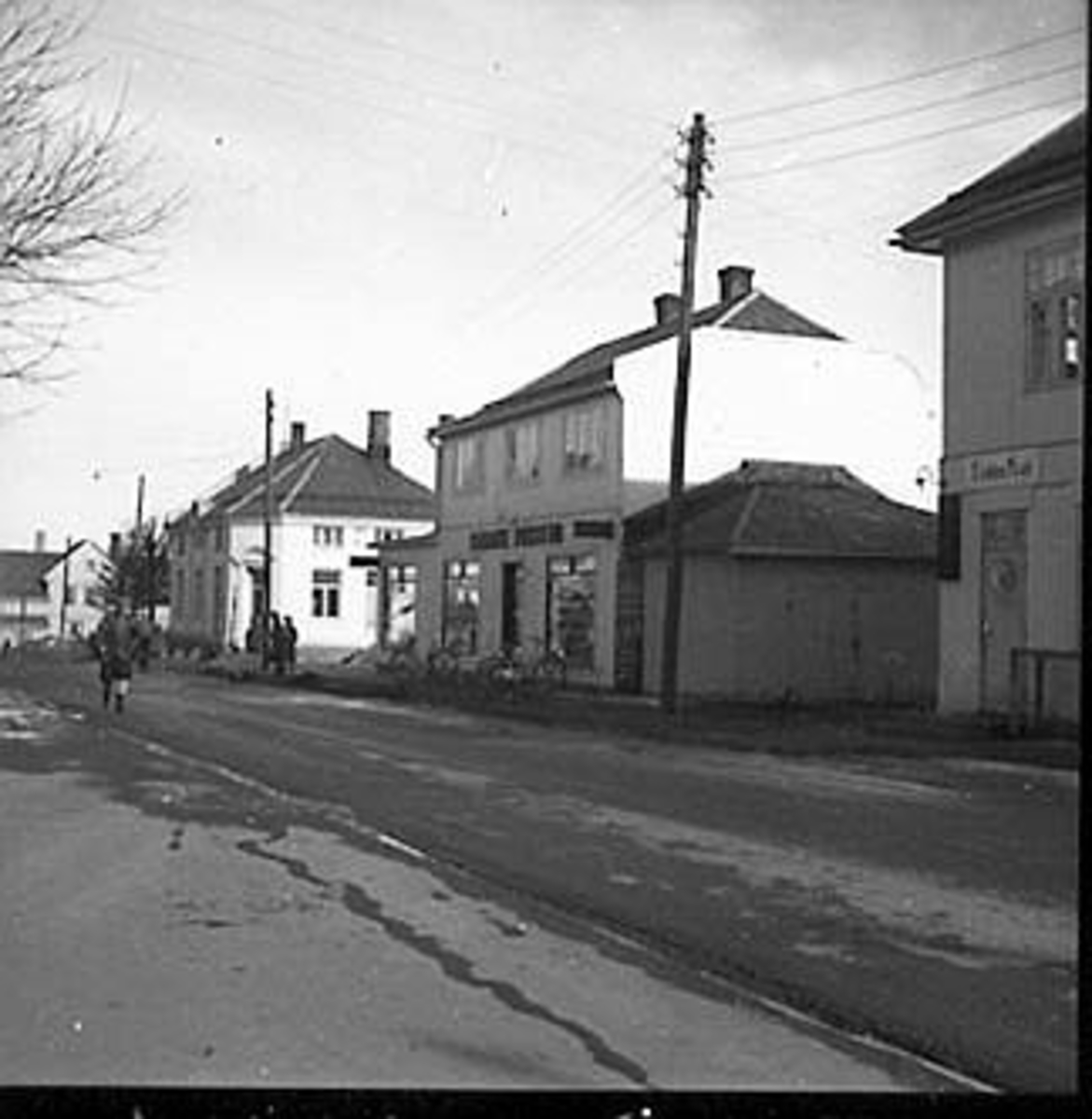 Anno Domkirkeodden, OVERSIKT STORGATA. , FINSTAD, BJARNE FORRETNING, NORDBERG, FOLK, BARNEVOGN, STANGEBYEN