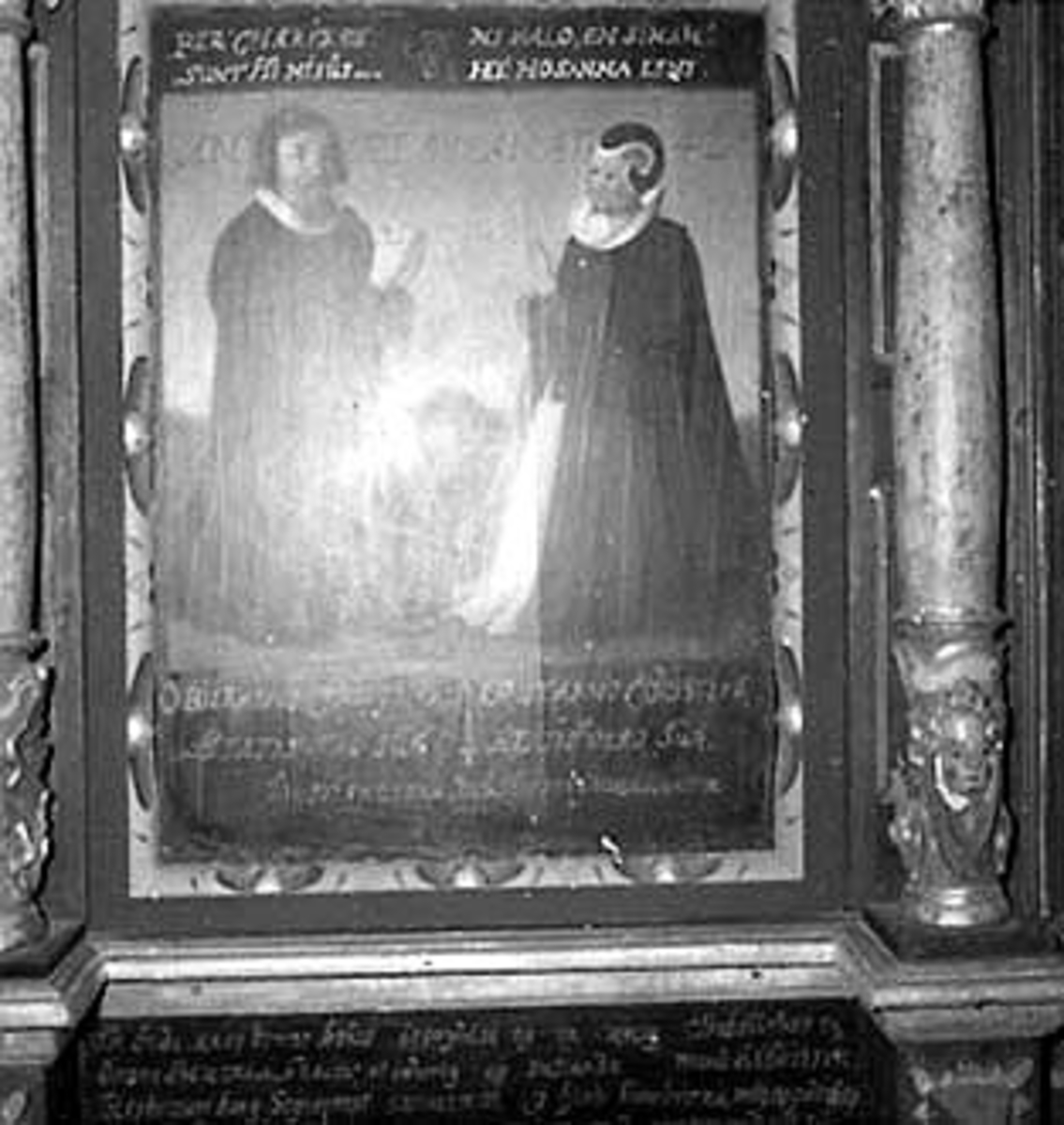 Anno Domkirkeodden, ROMEDAL KIRKE, EPITAFIUM, MALERI
