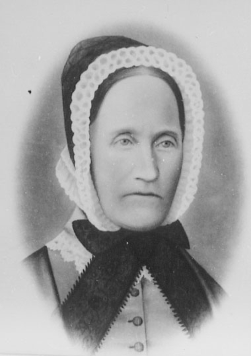 Anno Domkirkeodden, PORTRETT:ANDREA BUSVOLD, FØDT: RØMMEN 1816 - DØD 1893, BUSVOLD,