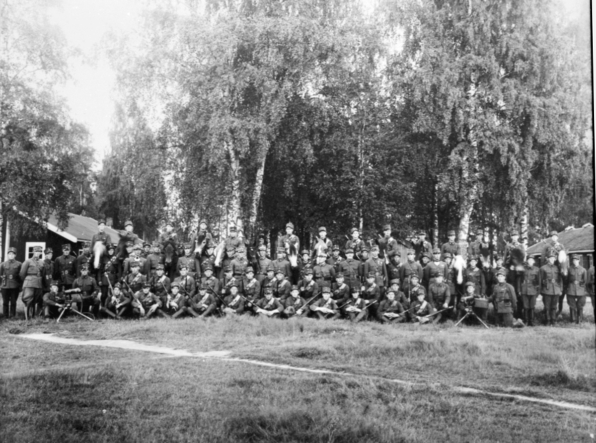 Anno Domkirkeodden, STOR GRUPPE: MILITÆRE, STANGE MITRALJØSE ESKADRON, OPLANDSLEIREN PÅ GARDERMOEN