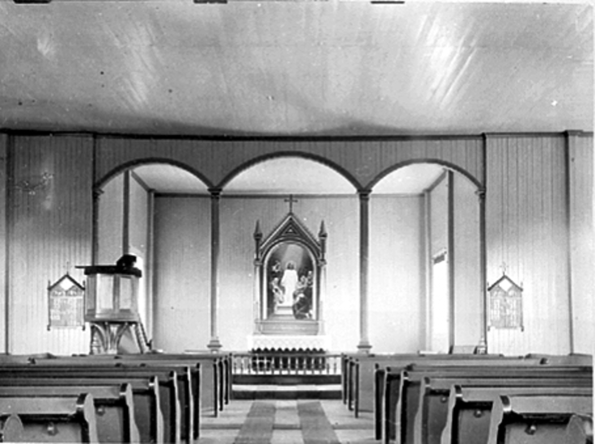 Anno Domkirkeodden, VALLSET KIRKE, INTERIØR