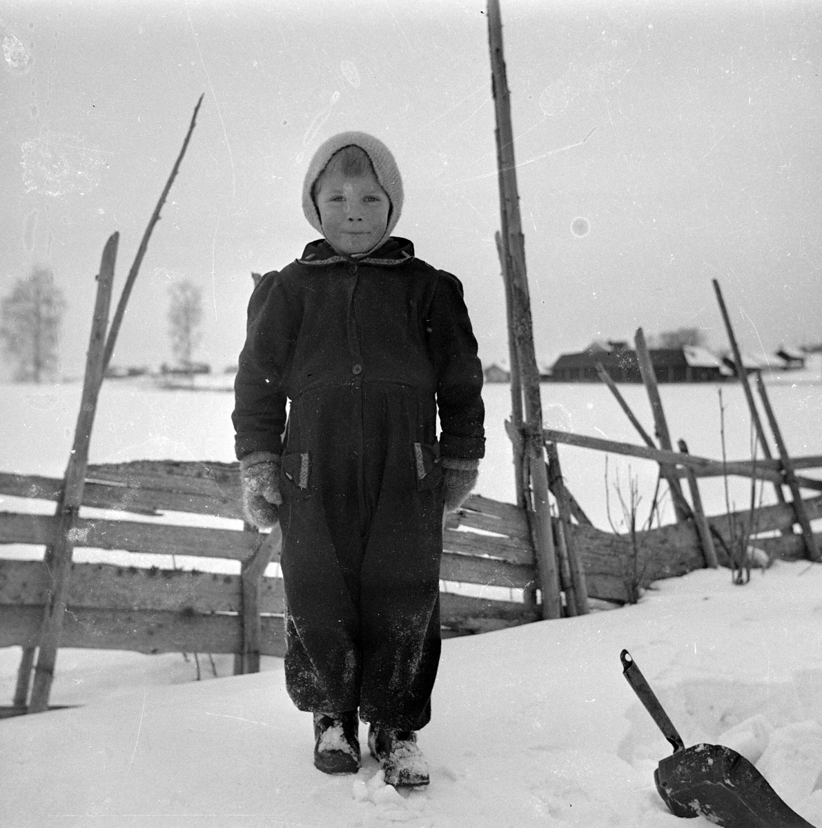 Adolf Skjegstad, Odd Kjell Skjegstad. Vinterlandskap, skigard.