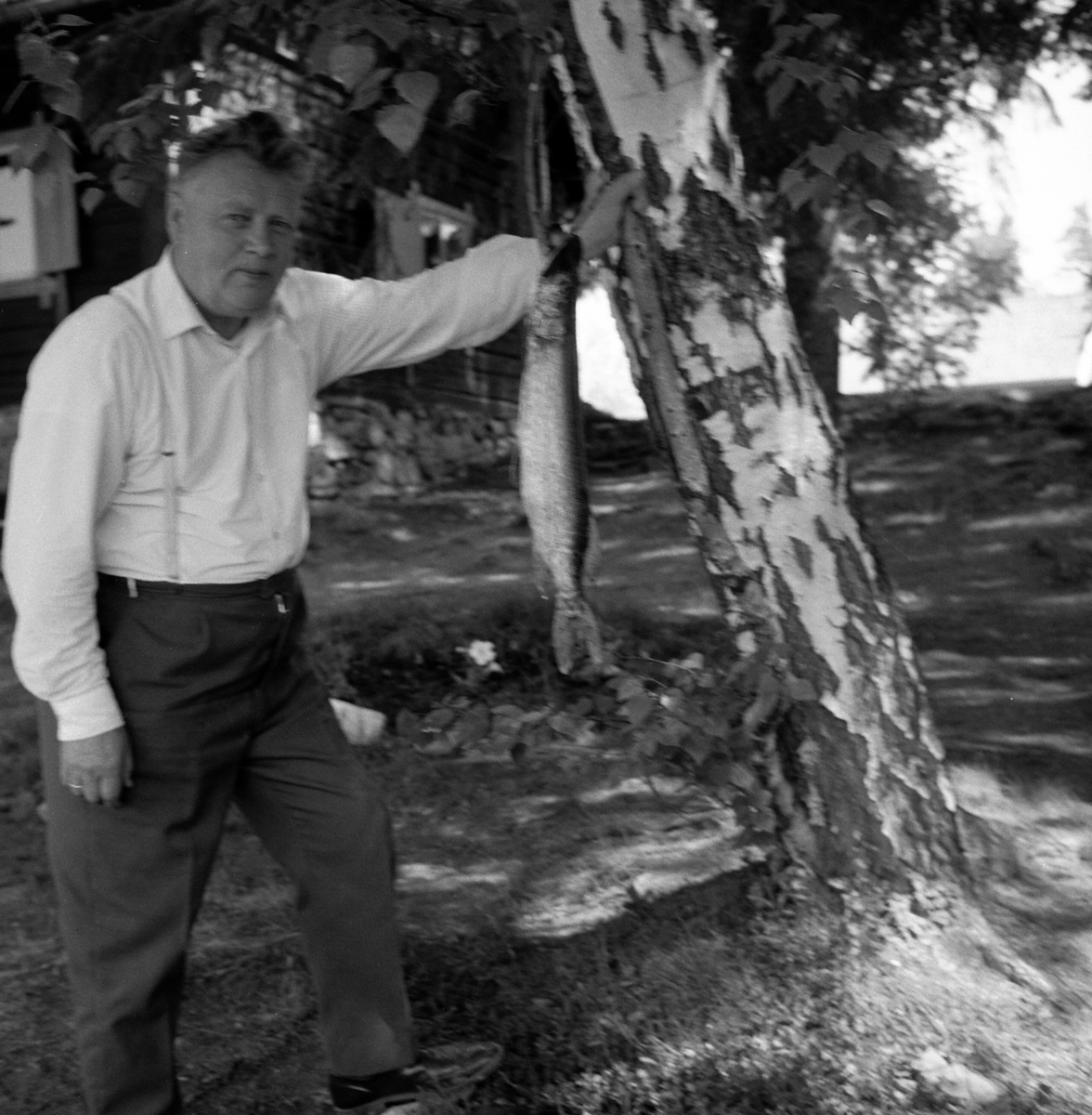 Adolf Skjegstad, Adolf Skjegstad med dagens fangst.