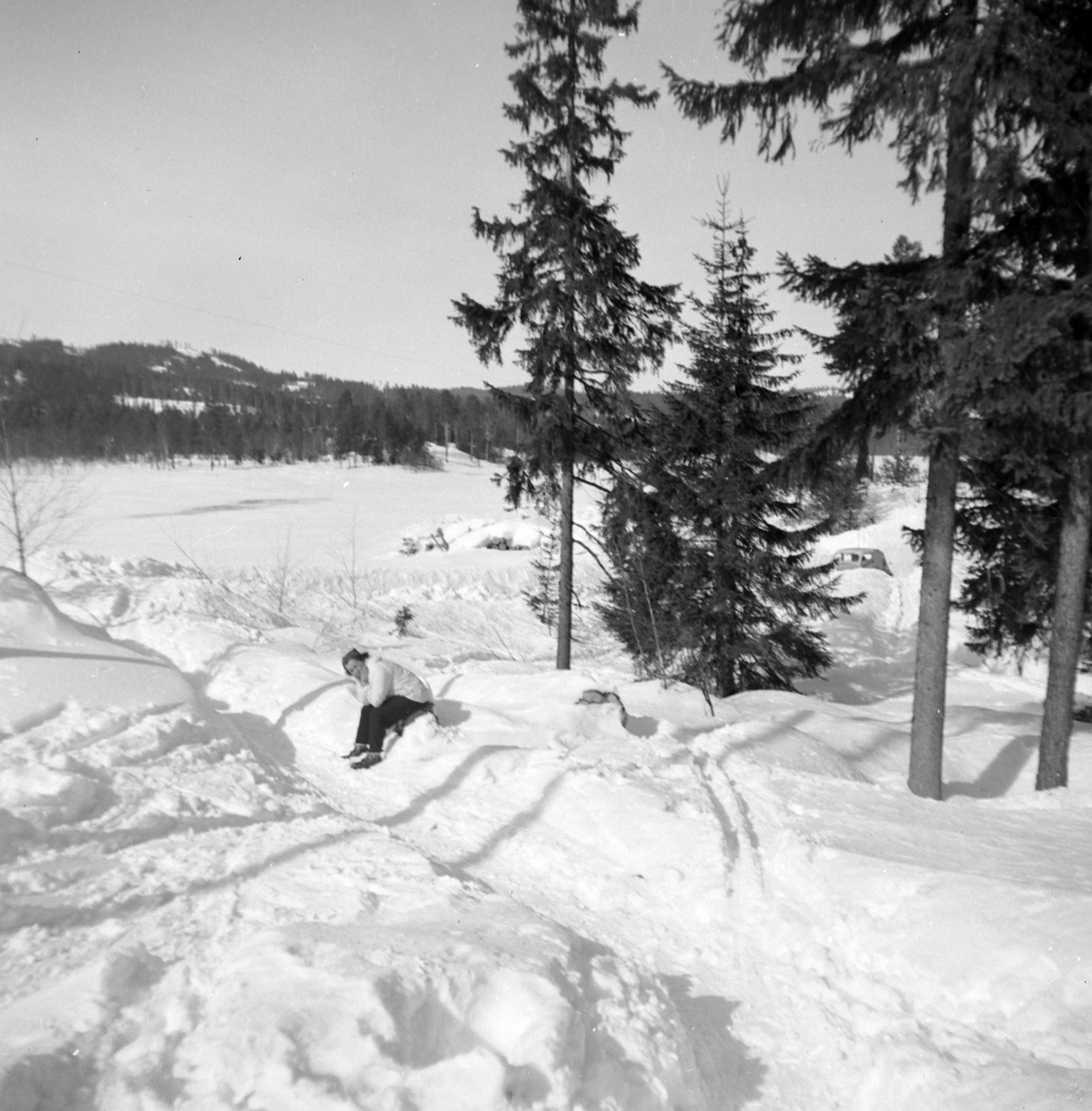 Adolf Skjegstad, Petra Skjegstad, vinter.