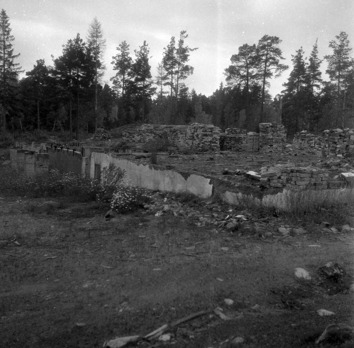 Adolf Skjegstad, Porkala-området sør-vest for Helsingfors i Finland , husruiner,