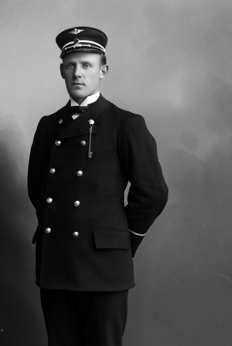 Christian Grundseth, LUND K. KONDUKTØR, NSB-UNIFORM, 14918