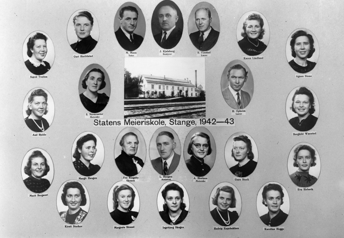 Christian Grundseth, STATENS MEIERISKOLE, STANGE, 1942-1943, M/NAVN