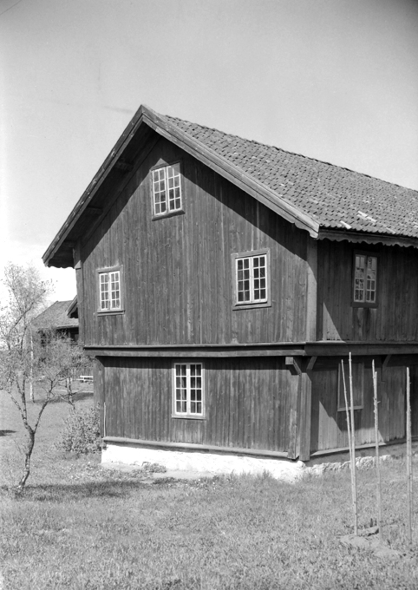 Anno Domkirkeodden, HDH. 12. BOLSTADBYGNINGEN. EKSTR. SØRSIDE. GAVL.