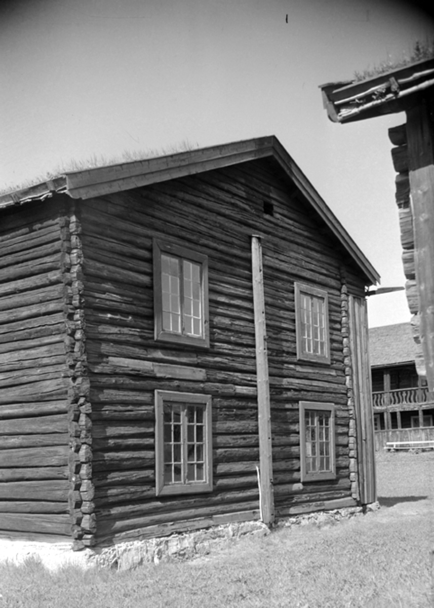 Anno Domkirkeodden, HDH. 14. GRIMSRUDBYGNINGEN. VEGG MOT VEST. STREKKFISK