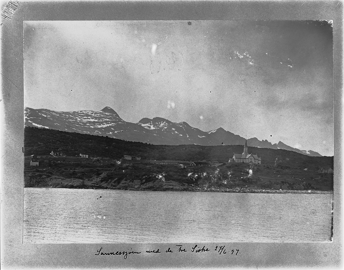 Johan Albert Steen, SANNESSJØEN. KIRKE. DE TRE SØSTRE.