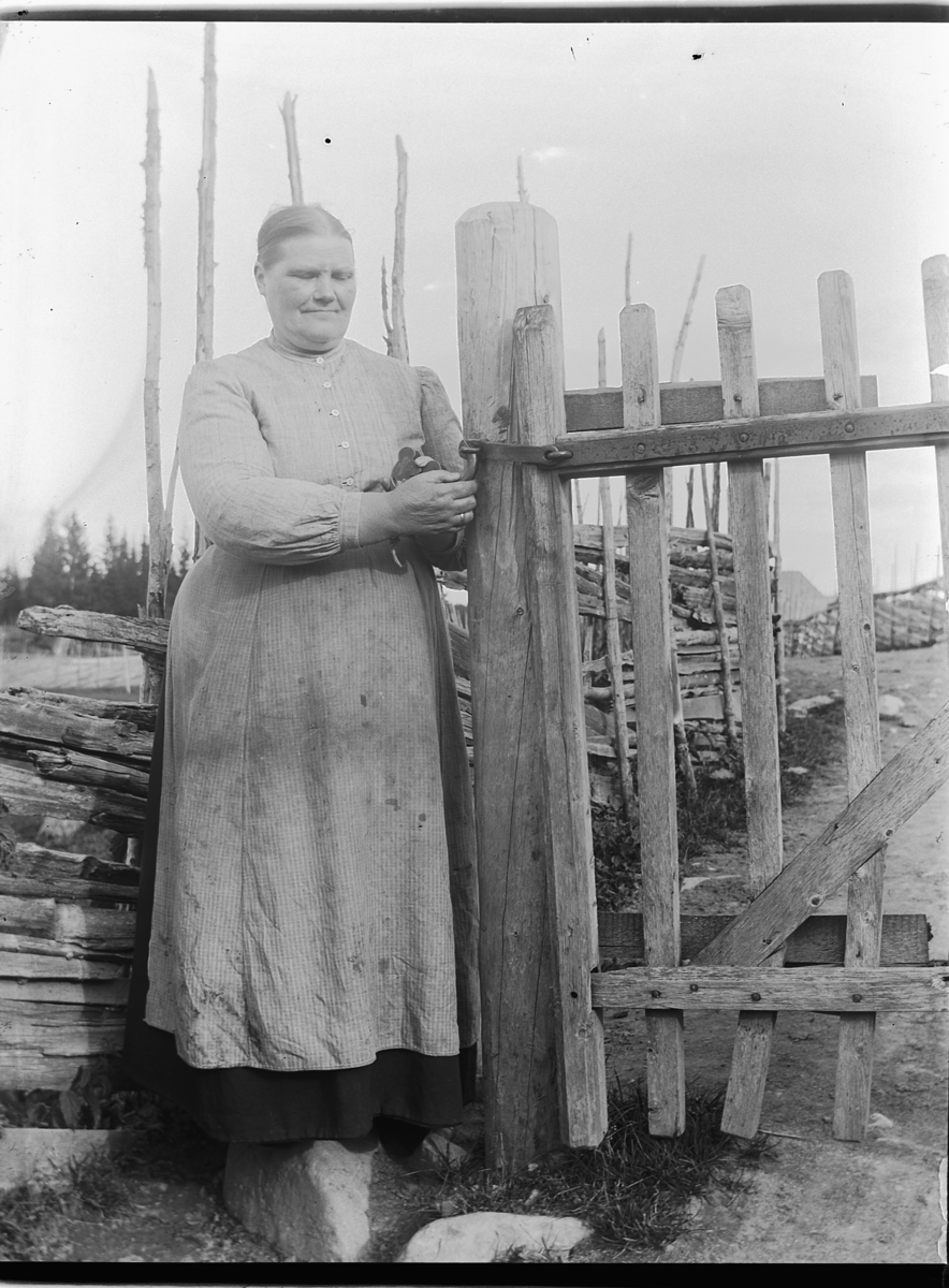 Ole Hansen Løken, BERGUNDHAUGEN ØVRE i Ringsaker, BERTHE BERGUNDHAUGEN CA. 1920.