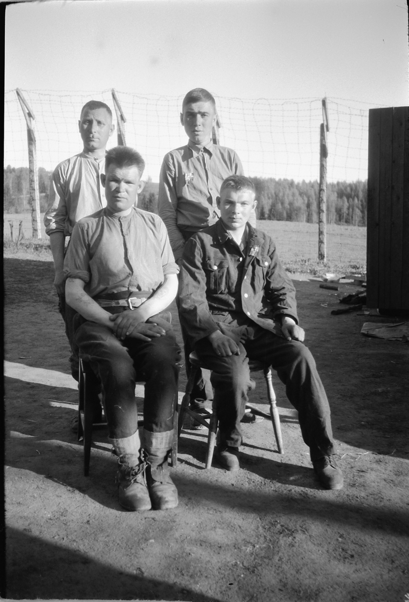 Håkon Prestkværn, RUSSISKE KRIGSFANGER, RINGSAKER UNGDOMSLOKALE, 1944-1945.