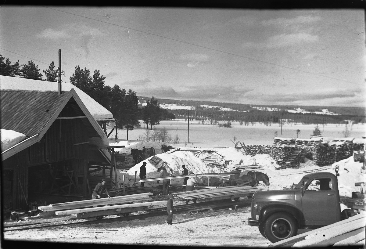 Håkon Prestkværn, FORD 46-47 LAST TØMMERTRANSPORT, FRONTALT.