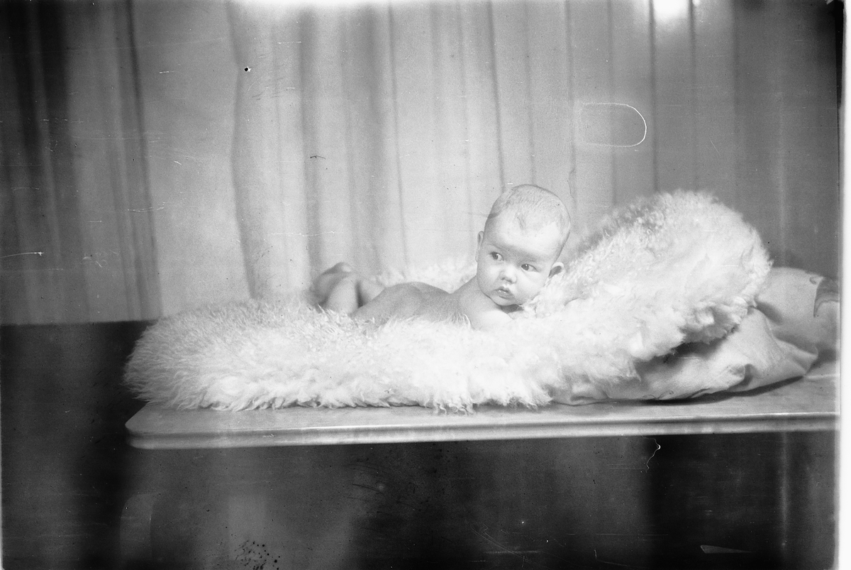 Håkon Prestkværn, Baby på teppe.