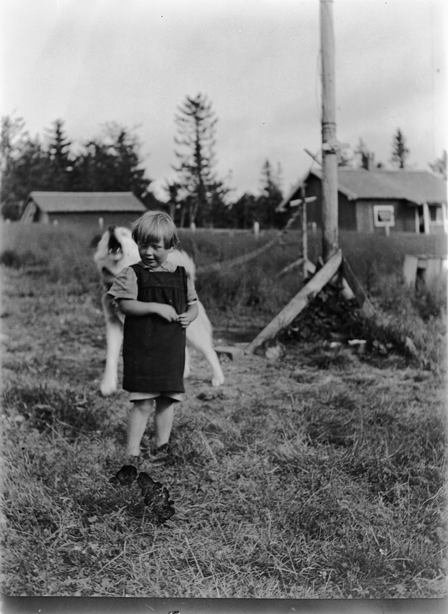 Ole M Martinsen, Lita jente og en hund.