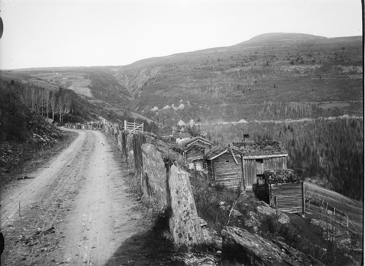 Simen Baardseth, Vei forbi ukjent gardstun i Gudbrandsdalen?. veg med. stabbesteiner