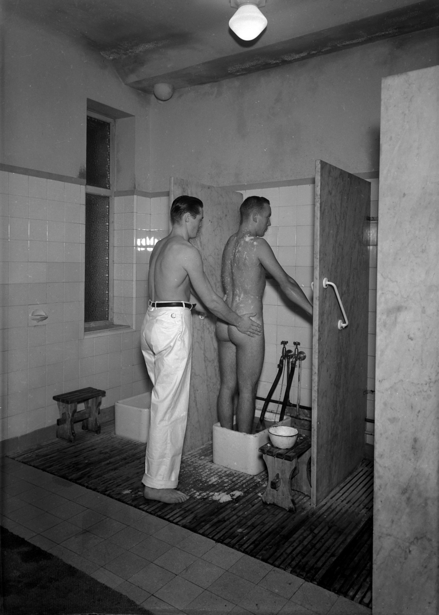 Normann Fotoatelier, Oslo kurbad. Behandling, bad.