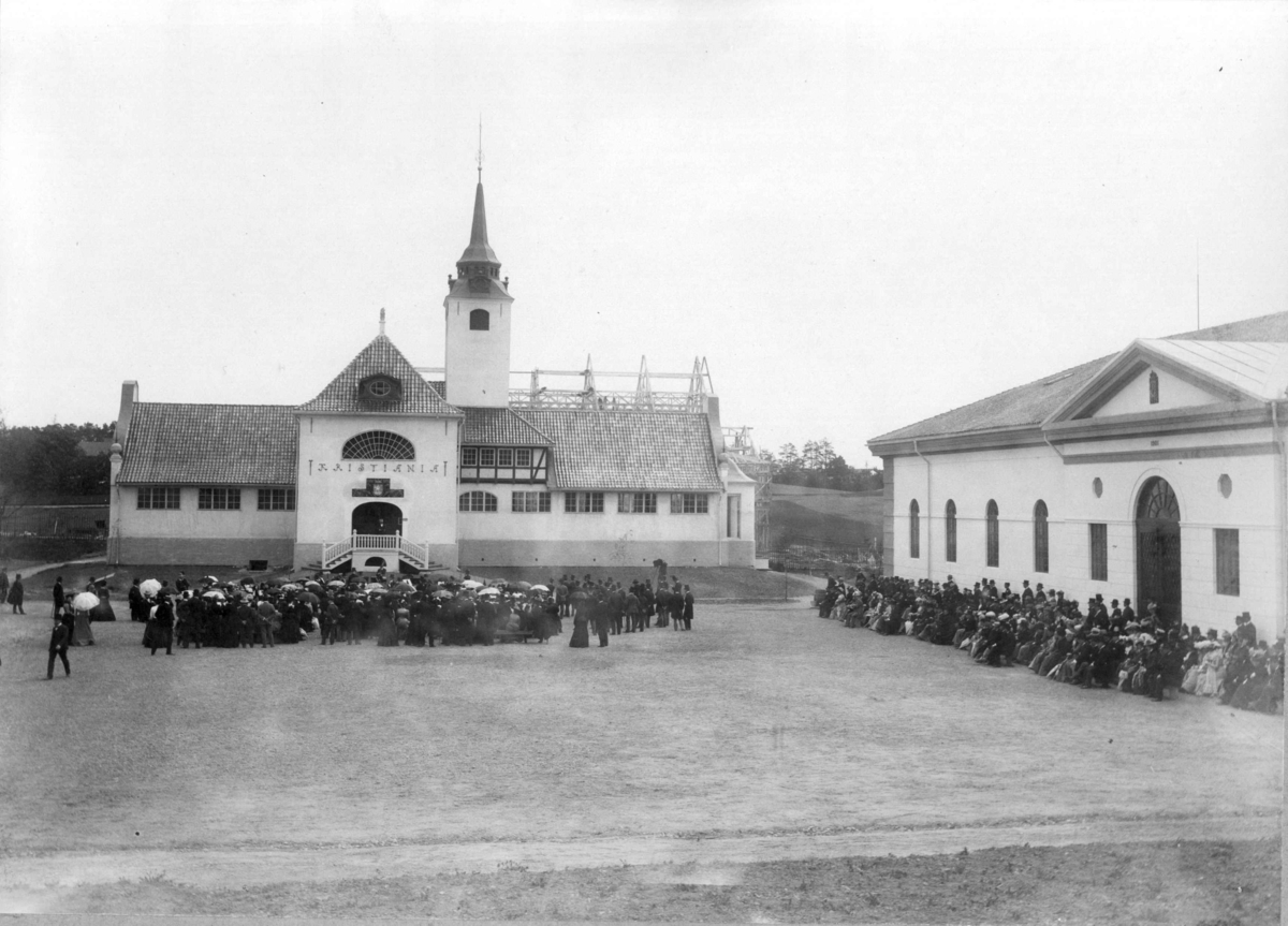 Narve Skarpmoen, Den Kulturhistoriske utstilling 1901. Åpningen.