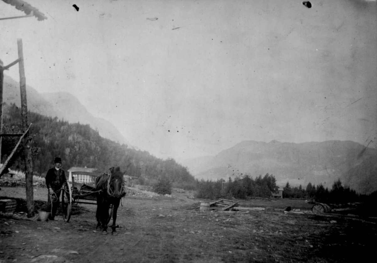 Ukjent, Fra en serie fotografier fra et album som har tilhørt folklorist og professor Moltke Moe (1859-1913), antatt fra 1880-årene med motiver fra Telemark.