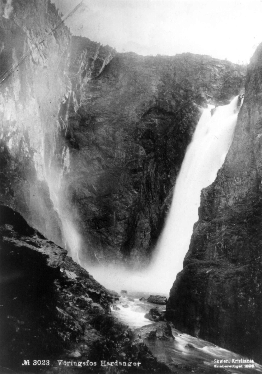 Marthinius Skøien, Vøringsfossen, Eidfjord, Hordaland.