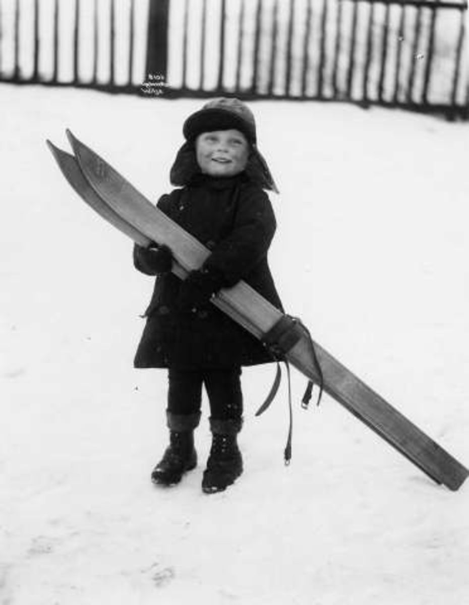 Anders Beer Wilse, Barn på ski