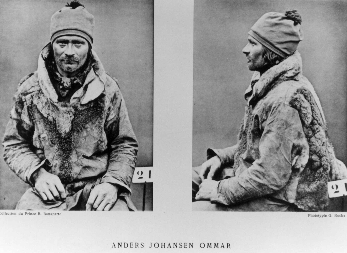 G. Roche, Roland Bonaparte sin samling. Portrett av Anders Johansson Omma. Inngår i Bonapartes sameportretter som nr. 21. Bonaparte