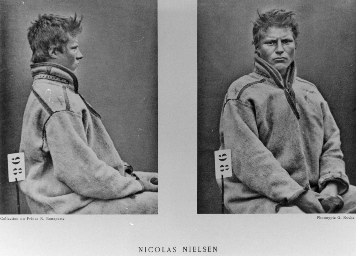 G. Roche, Antakelig Nicolas Nielsen eller Nils Nikolai Nilsen. Fra Roland Bonaparte sin samling med sameportretter som nr. 98.