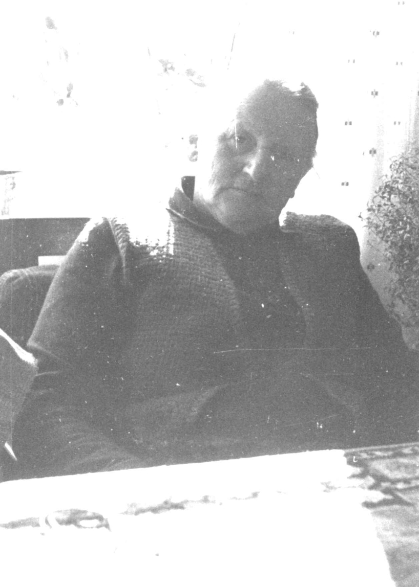 Anna Grostøl, Portrett av Anna Grostøls mor. Vest-Agder 1938-39.