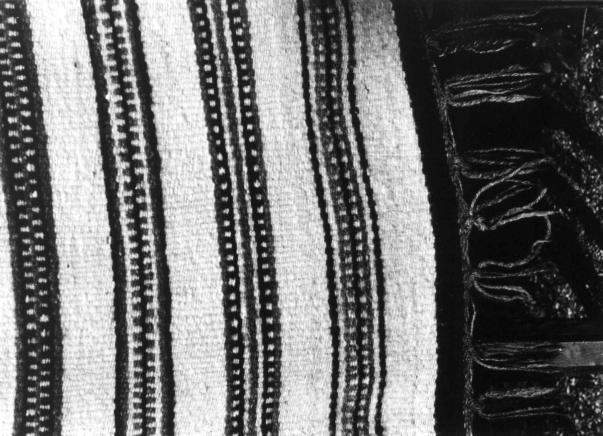 Anna Grostøl, Detalj av greneteppe. Tromsø, Troms 1947.