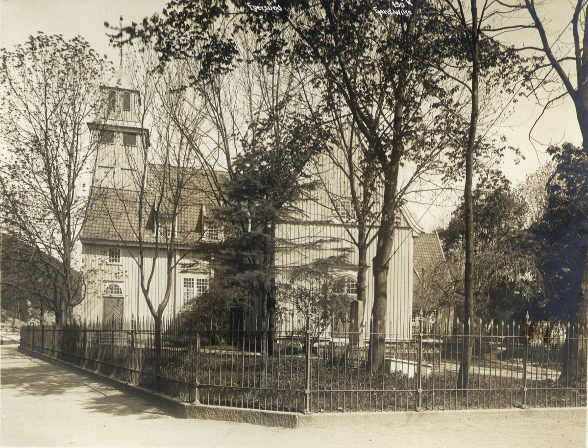 Anders Beer Wilse, Egersund kirke, Eigersund, Rogaland. Fotografert 1912.