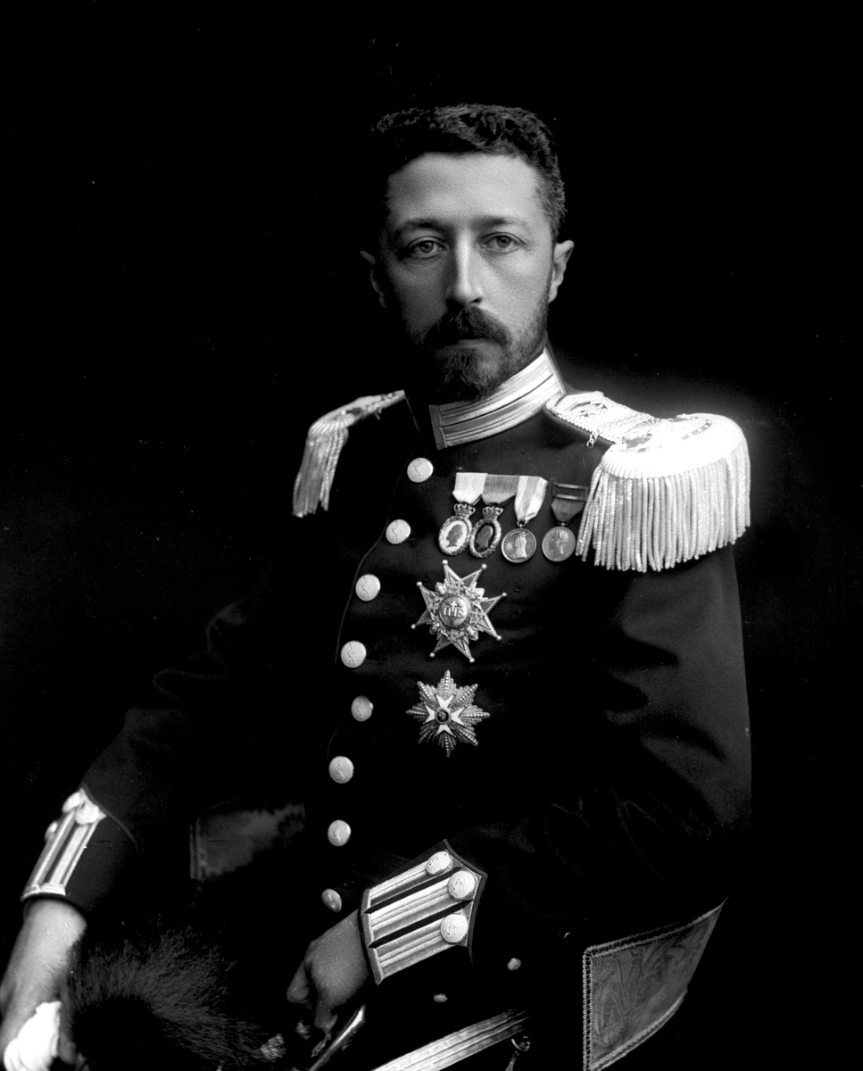 Gustav Borgen, Portrett, prins Eugen i uniform.