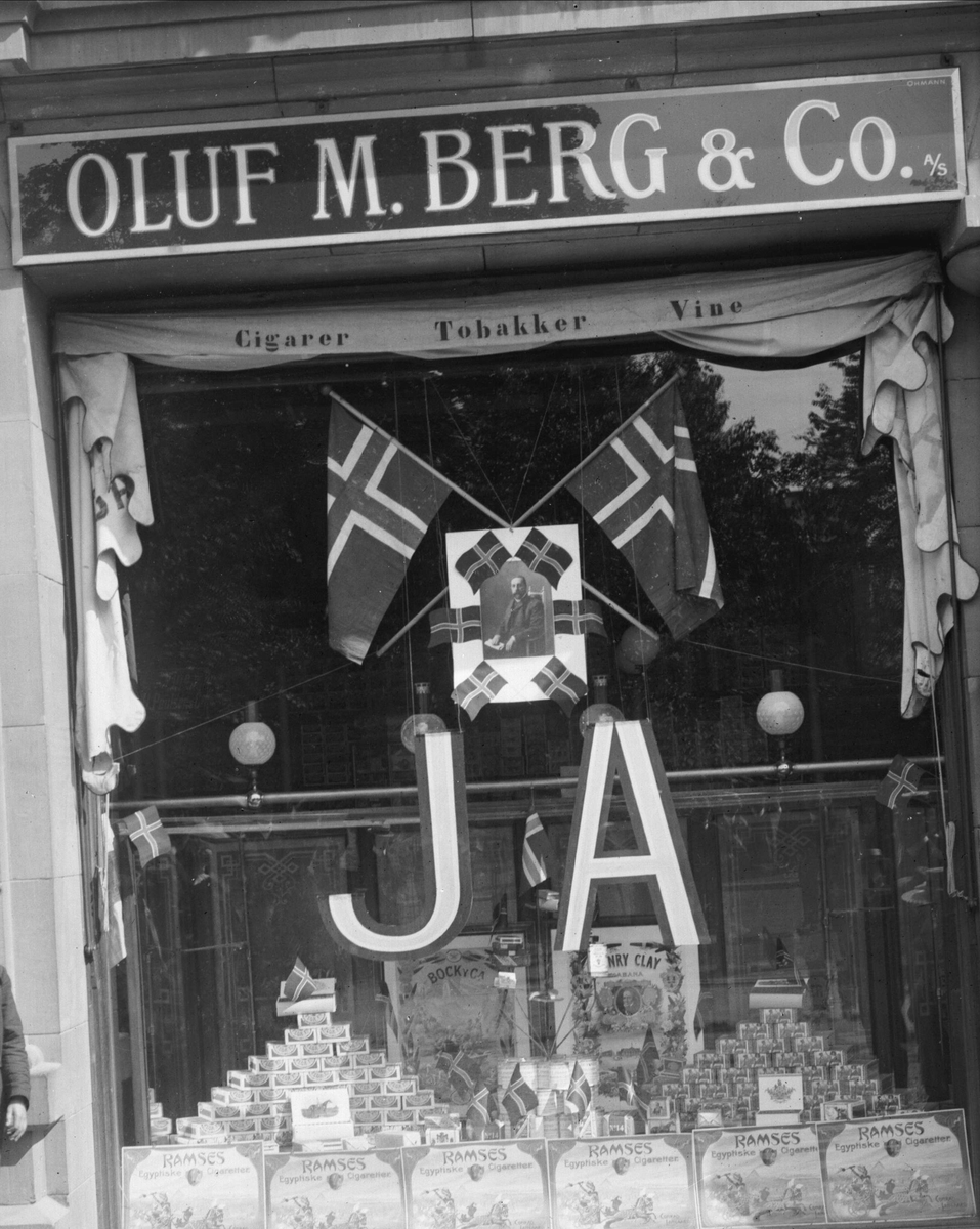 Gustav Borgen, Unionsoppløsning, Oslo, 1905. Oluf M. Berg & Co.